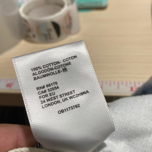 BDG jeans slim straight 24 bleach faded acid wash denim 100%‎ cotton - Picture 6 of 7